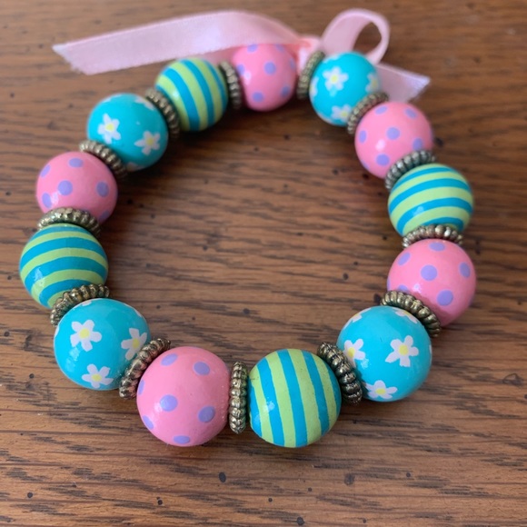 Hand Painted Multicolor Bracelet - Picture 2 of 4